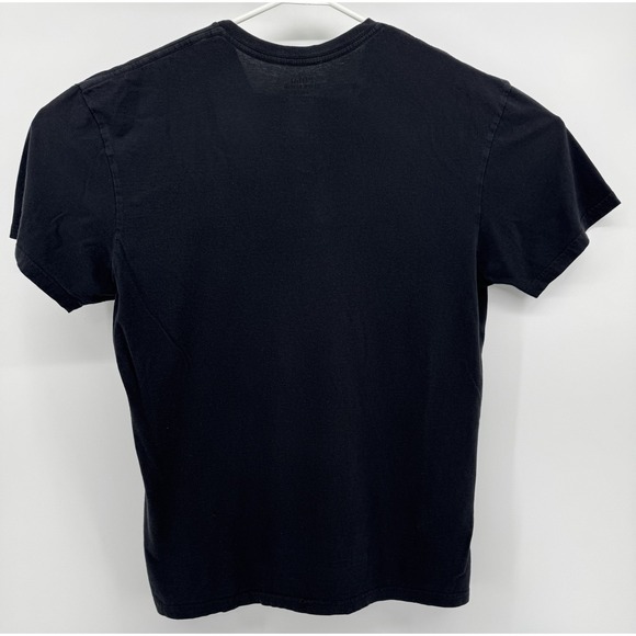 Polo Ralph Lauren Shirt Men's Short Sleeve V-Neck Black Red Pony Size XL - Picture 2 of 9